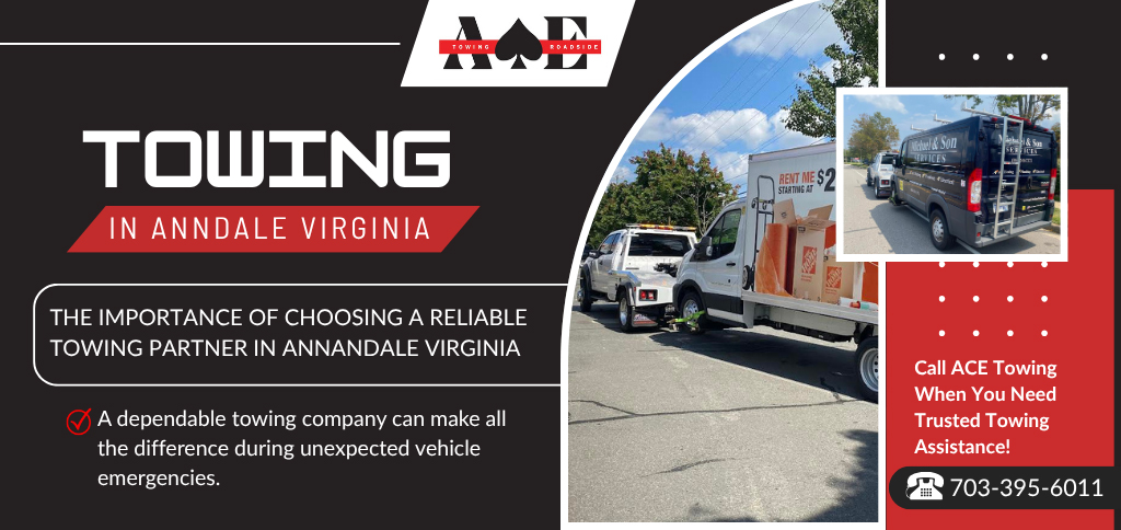 ACE Towing providing towing services in Annandale Virginia